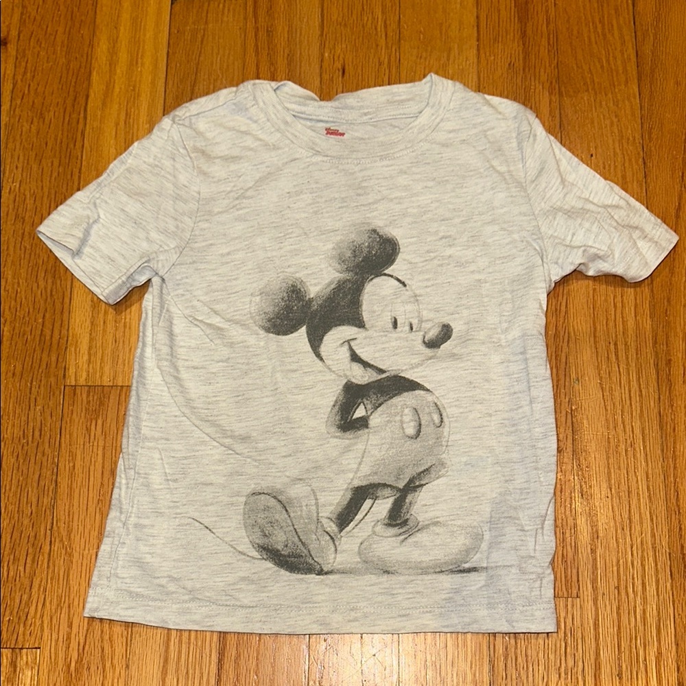 Gray Disney Mickey Mouse T-Shirt